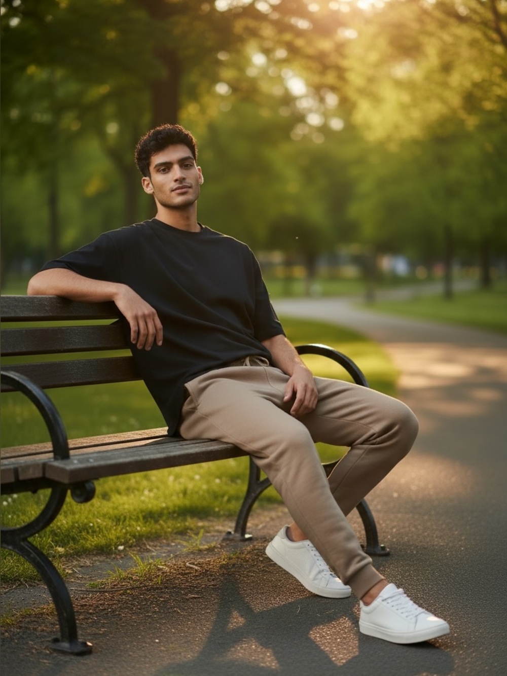 Nike Club Fleece Joggers, tan, sml, standard fit tapered leg and ribbed cuffs.